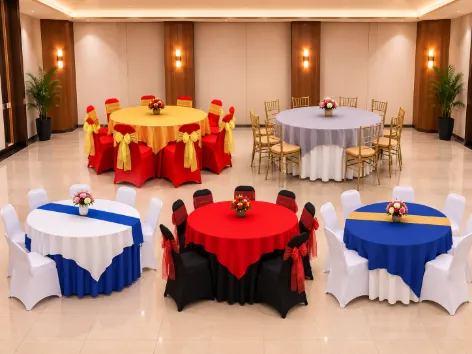 Sewa Toping Meja Bulat Jakarta